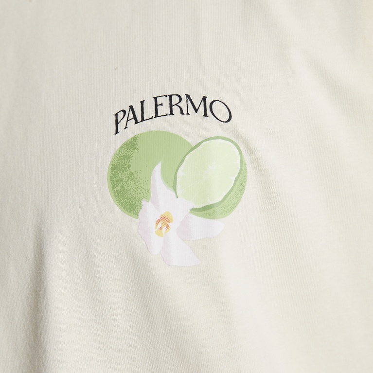 Printed tee "Abbot" Yellow